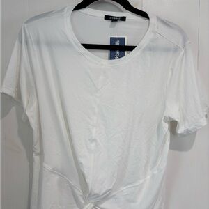 Zobha Classic White Short Sleeve Tee